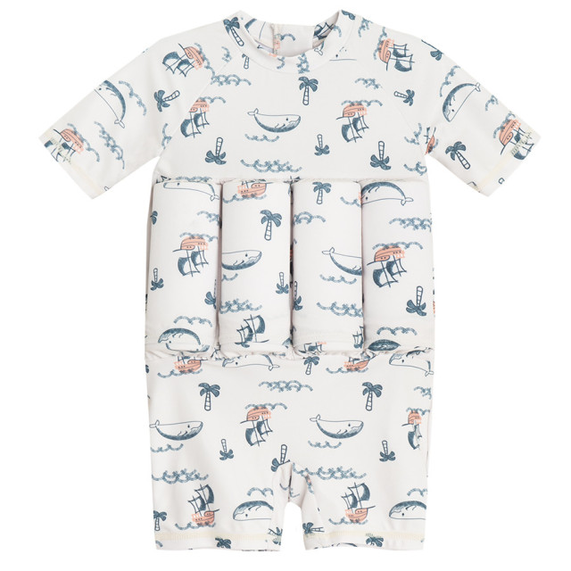 Пливни гащеризони, цвят: Бял