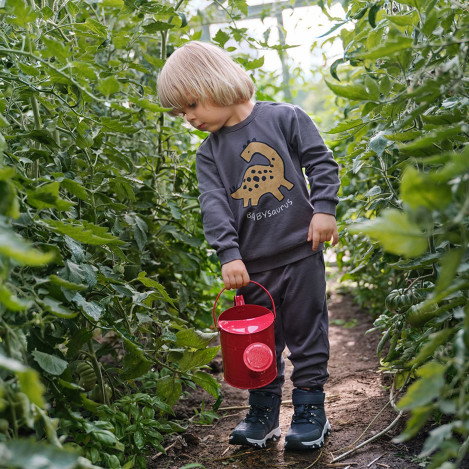Блуза с дълъг ръкав, цвят: Черен