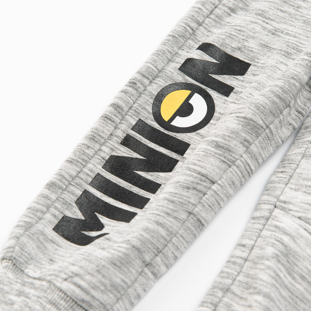 Спортен панталон MINIONS, цвят: Сив меланж