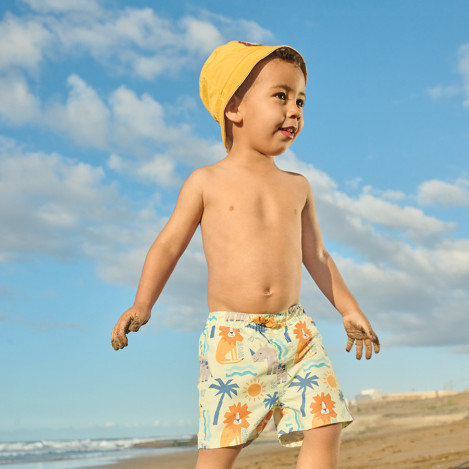 Плувни шорти, цвят: Жълт