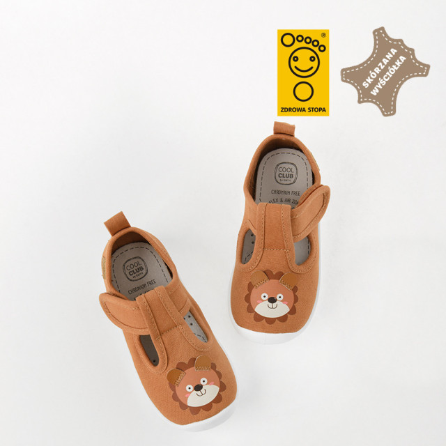 Пантофи, цвят: Тъмно бежов