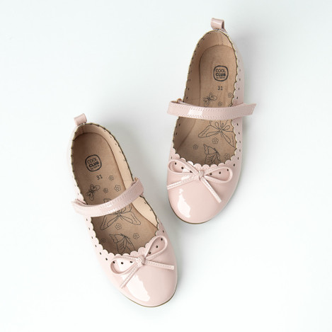 Балеринки, цвят: Бежов