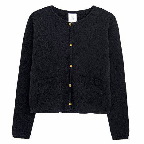 Жилетка, цвят: Черен