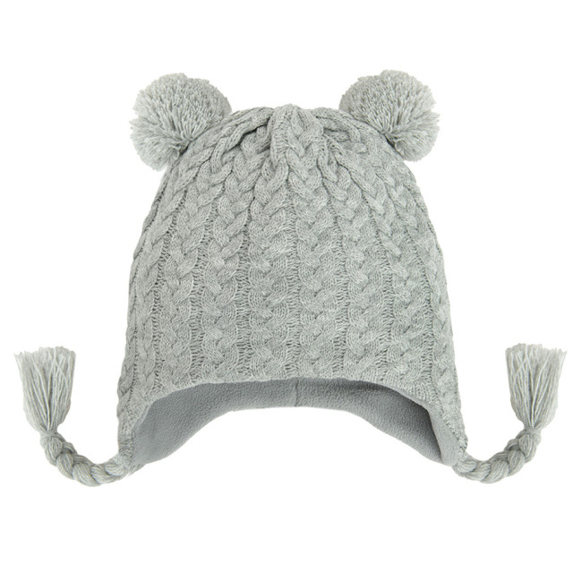 Шапка, цвят: Сив меланж