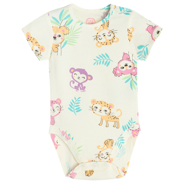 Боди с къс ръкав 2бр., цвят: Микс