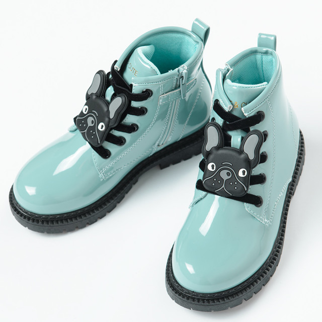 Високи обувки, цвят: Светло ментов