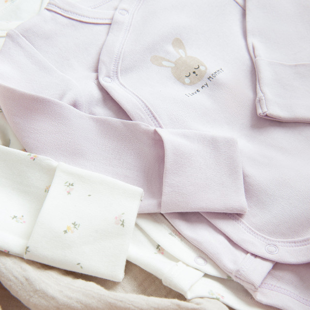 Боди с дълъг ръкав 2бр., цвят: Микс