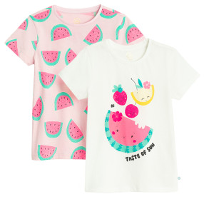 Тениска с къс ръкав 2бр., цвят: Микс