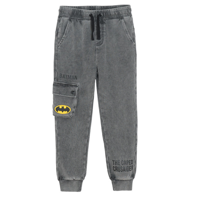 Спортен панталон BATMAN, цвят: Сив