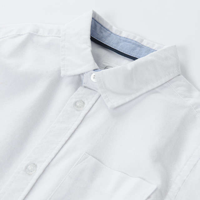 Риза с дълъг ръкав, цвят: Бял