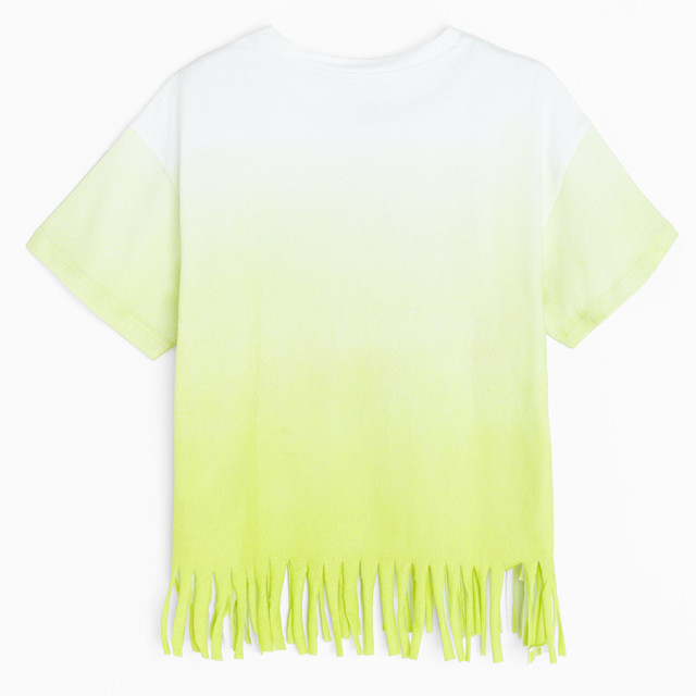 Блуза с къс ръкав, цвят: Бял