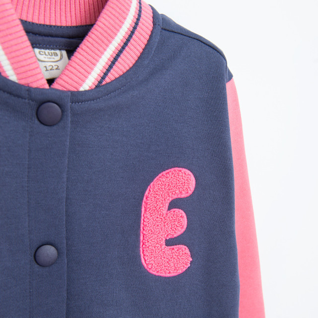 Блуза с дълъг ръкав, цвят: Морско син