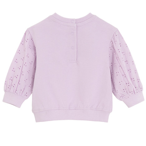 Блуза с дълъг ръкав, цвят: Виолетов