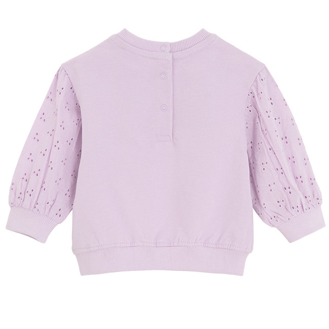 Блуза с дълъг ръкав, цвят: Виолетов