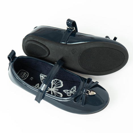 Балеринки, цвят: Морско син