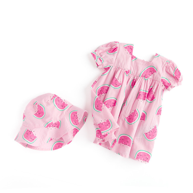 Комплект, цвят: Светло розов