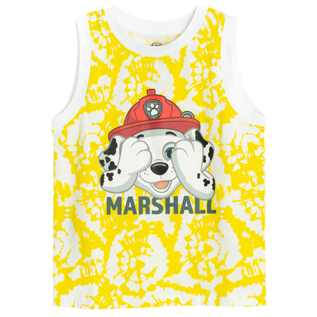 Тениска без ръкав PAW PATROL, цвят: Жълт