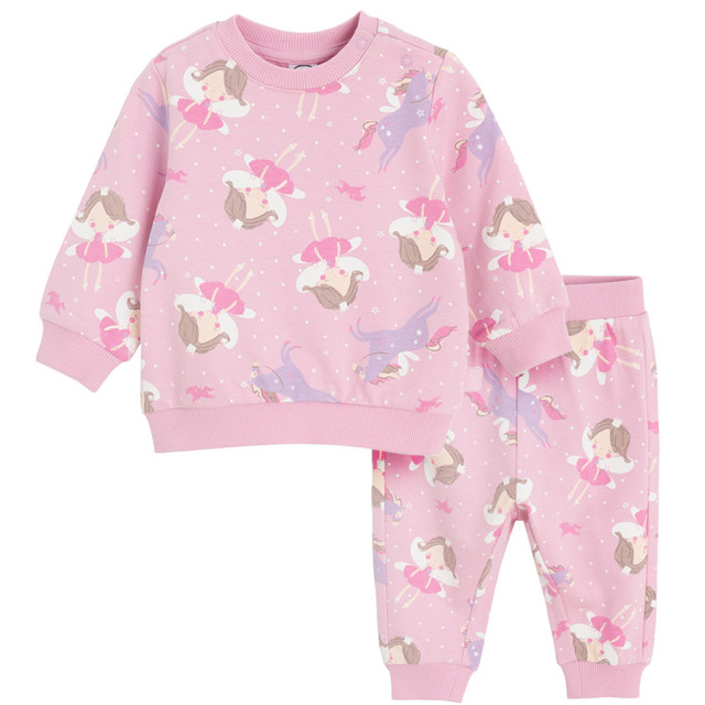 Спортен комплект 2бр., цвят: Розов