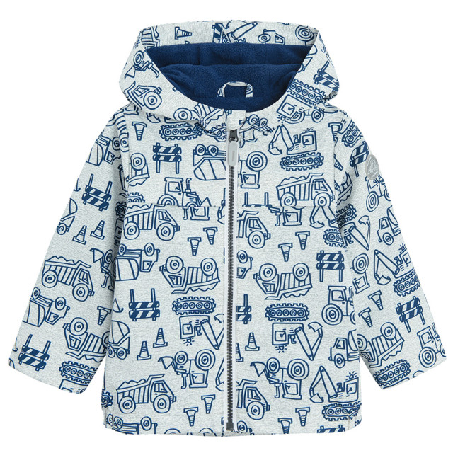 Яке, цвят: Сив меланж