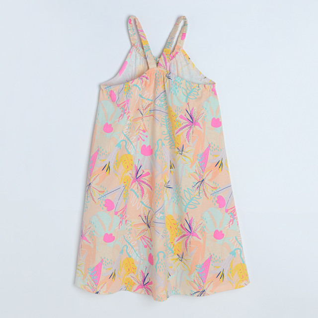 Рокля без ръкав, цвят: Праскова