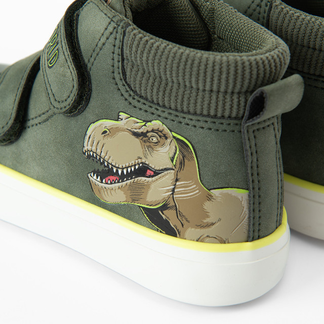 Високи обувки JURASSIC WORLD, цвят: Каки