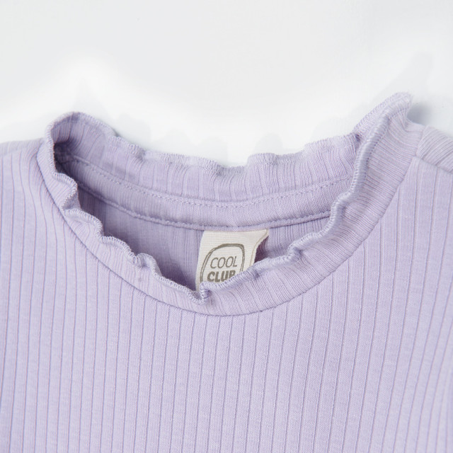 Тениска с дълъг ръкав, цвят: Виолетов