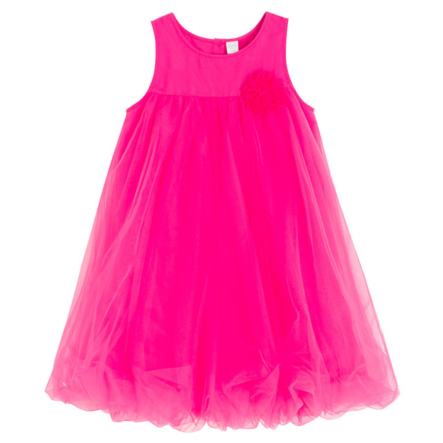 Рокля без ръкав, цвят: Розов