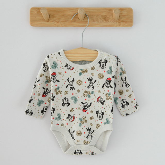 Боди с дълъг ръкав 3бр. DISNEY MIX, цвят: Микс