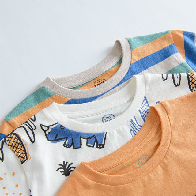 Тениска с къс ръкав 3бр., цвят: Микс