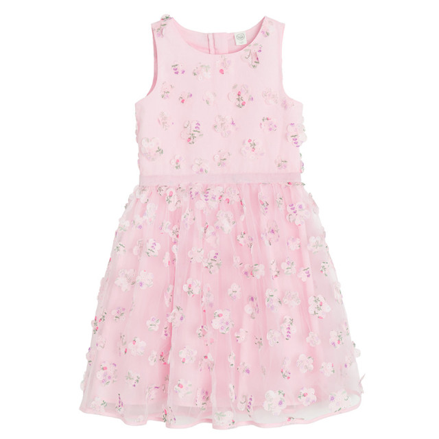 Рокля без ръкав, цвят: Розов