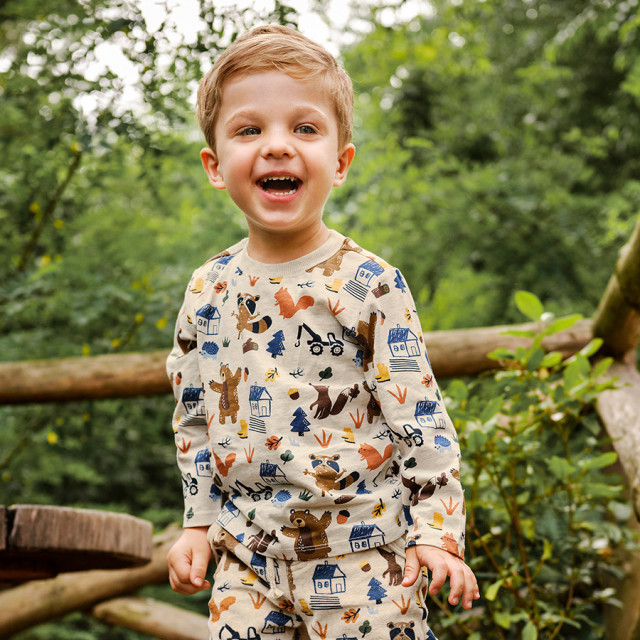 Тениска с дълъг ръкав 3бр., цвят: Микс