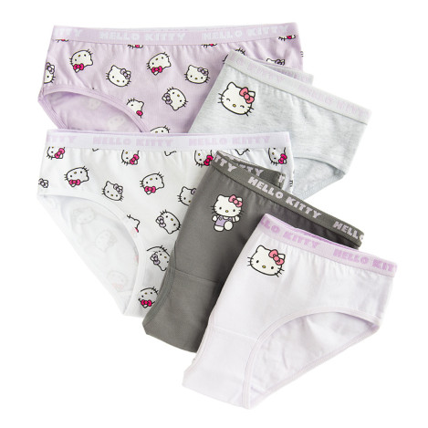 Бельо 5бр. HELLO KITTY, цвят: Микс