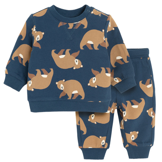 Спортен комплект 2бр., цвят: Морско син