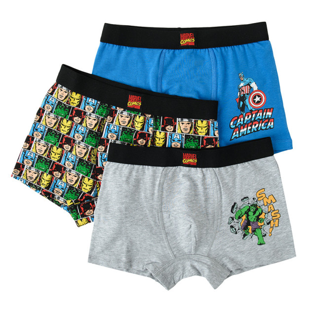 Боксерки 3бр. MARVEL COMICS, цвят: Микс