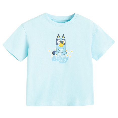 Тениска с къс ръкав BLUEY, цвят: Син