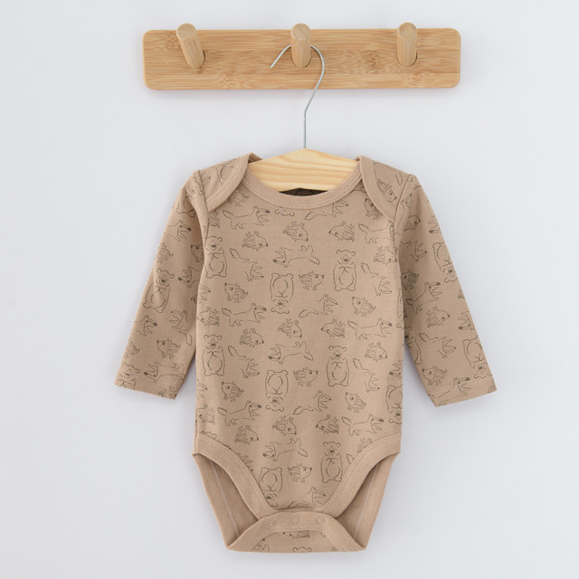 Боди с дълъг ръкав 3бр., цвят: Микс