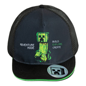 Шапка MINECRAFT, цвят: Зелен