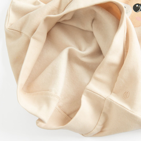 Блуза с дълъг ръкав, цвят: Бежов