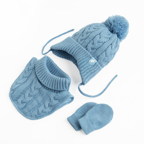 Зимен комплект, цвят: Син