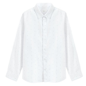 Риза с дълъг ръкав, цвят: Бял