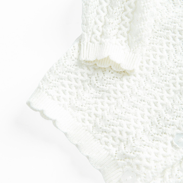 Жилетка, цвят: Бял