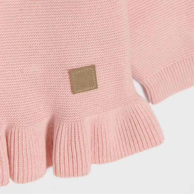 Жилетка, цвят: Светло розов