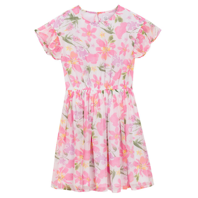 Рокля с къс ръкав, цвят: Микс