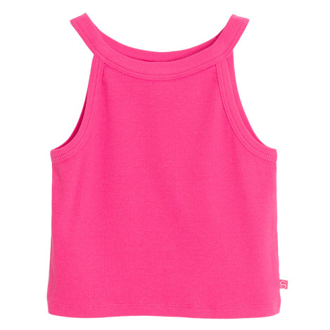 Тениска без ръкав, цвят: Розов