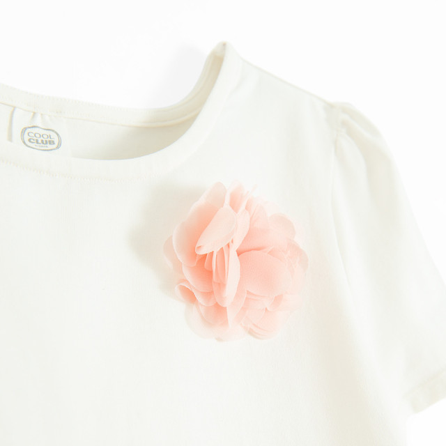 Рокля с къс ръкав, цвят: Розов