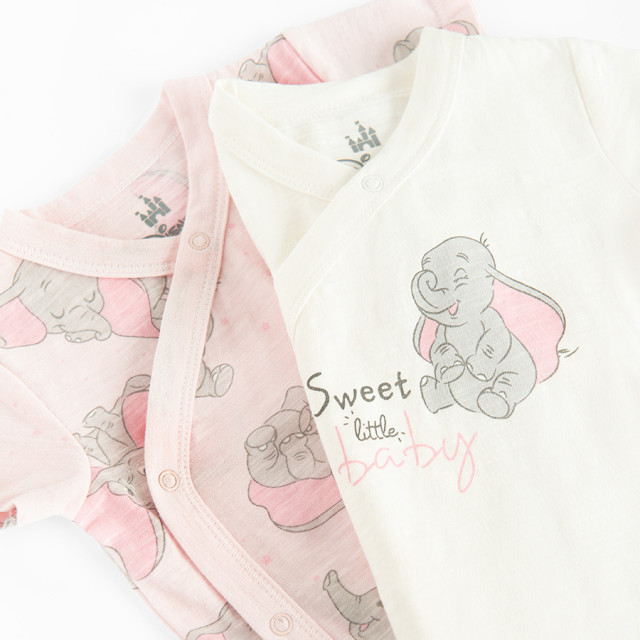 Боди с къс ръкав 2бр. DUMBO, цвят: Микс