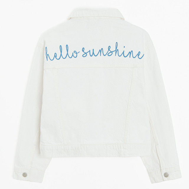 Яке, цвят: Бял