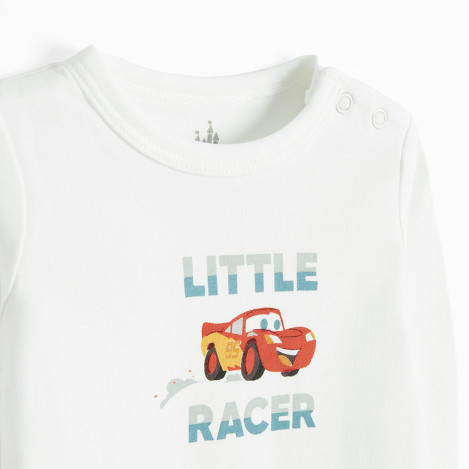Боди с дълъг ръкав 3бр. CARS, цвят: Микс