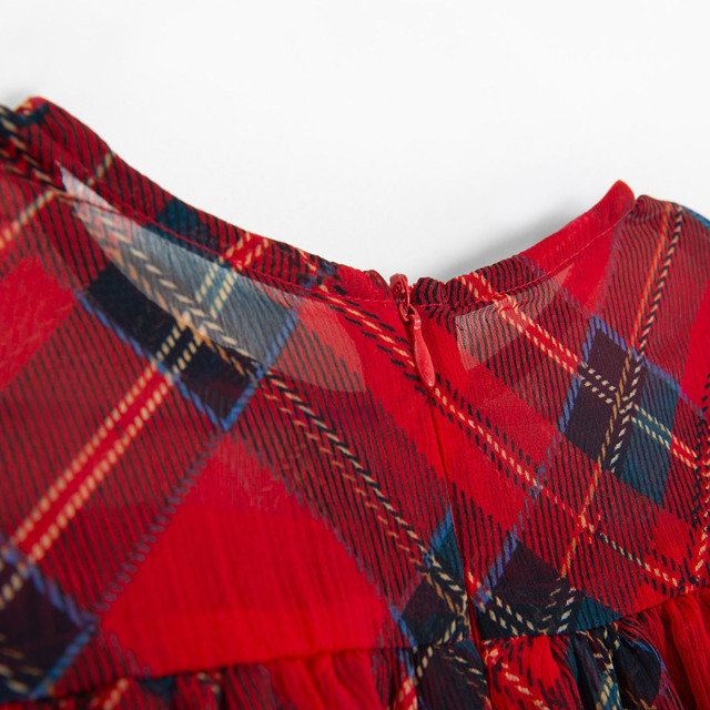 Рокля с дълъг ръкав, цвят: Микс