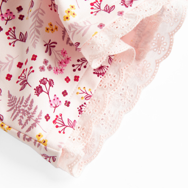 Рокля с дълъг ръкав, цвят: Светло розов